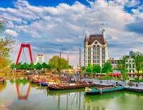 Rotterdam is one of the most vibrant cities in Europe - exceptional architecture, the largest port in Europe, stores and restaurants.