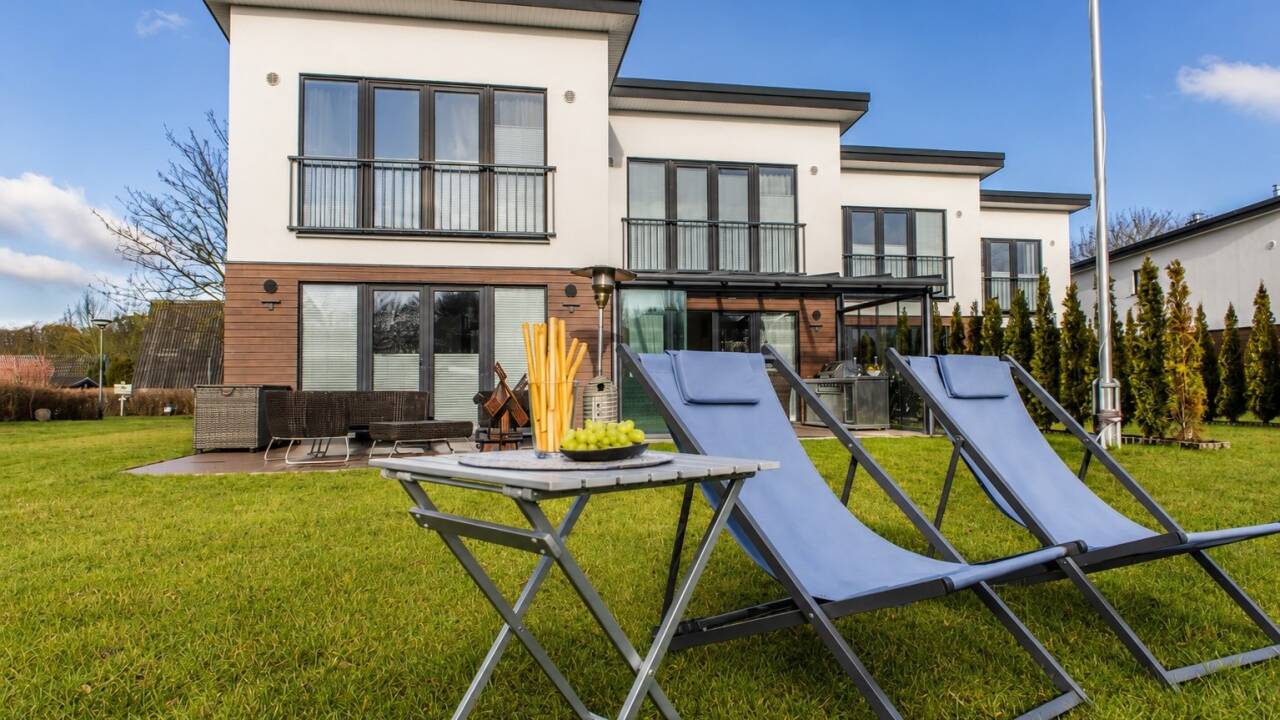 Baltic Village består af nybyggede, moderne ferieboliger.