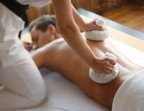 Indulge in various treatments at Terme & Wellness LifeClass, including aromatherapy, body wraps, and massages.