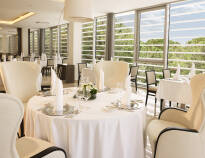 Savour exquisite Mediterranean and Istrian cuisine at the hotel's restaurants, bars, and cafés.