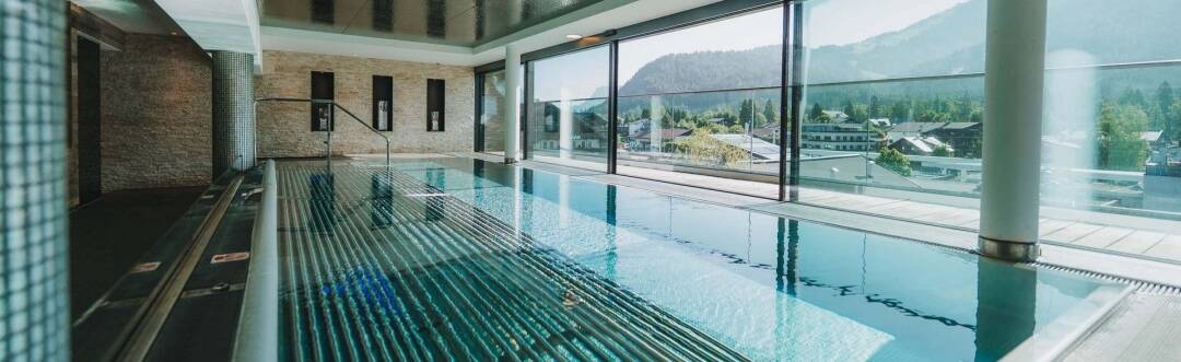 Hotellet har et omfattende panoramaspa på 2 500 m² fordelt over 4 etasjer.