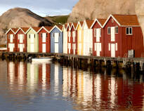 Visit the famous Smögen jetty in the old fishing port - an incredibly popular spot in summer.