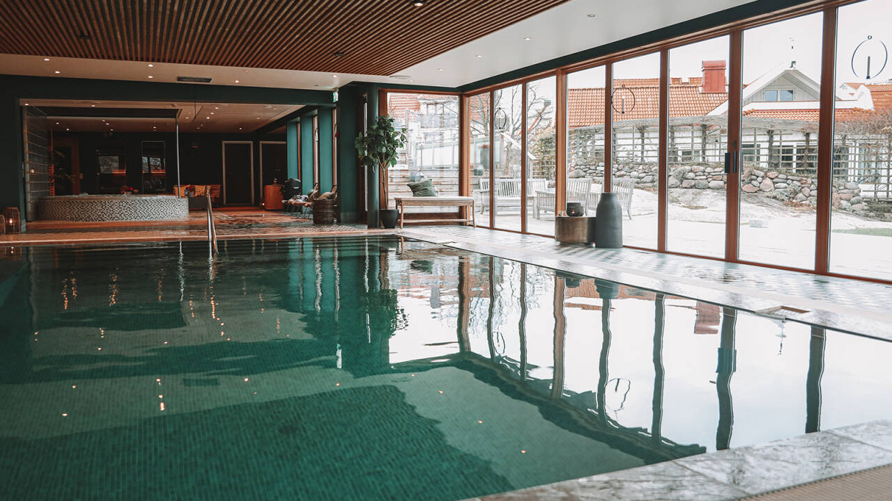 Hotell Smögens Hafvsbad har et bredt utvalg av spa-behandlinger. Det finnes også et basseng og et boblebad.