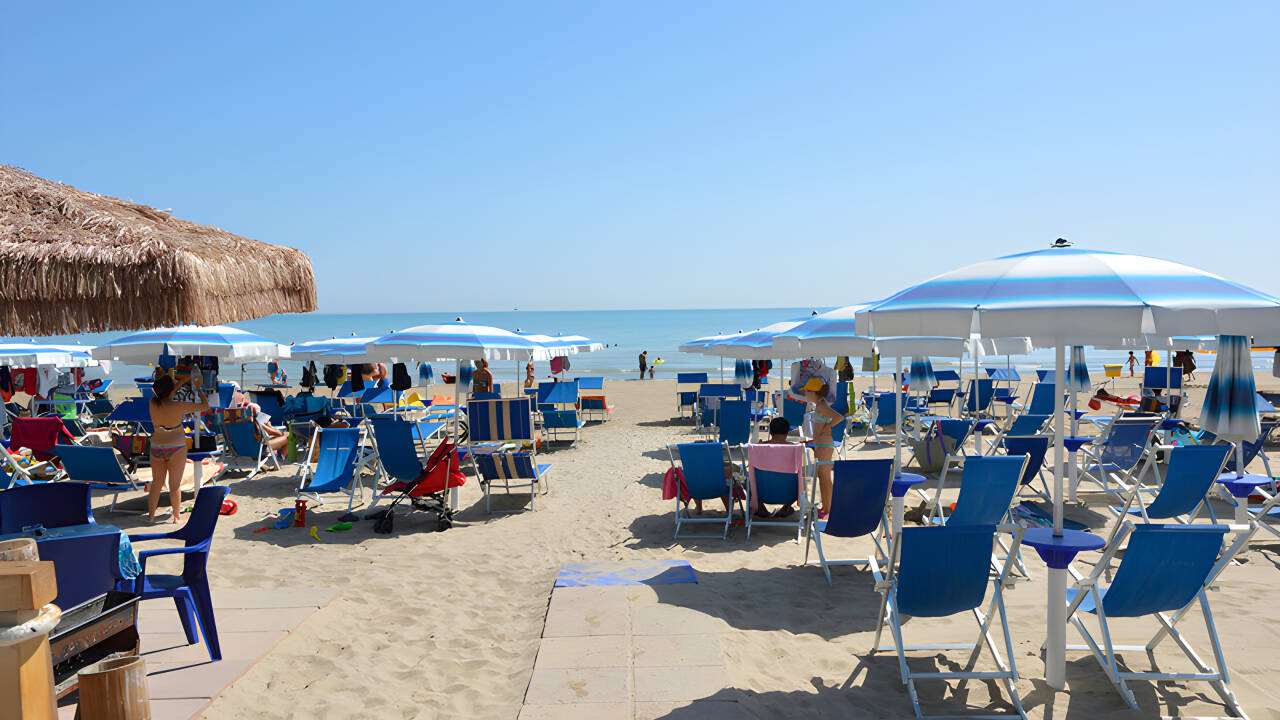 Enjoy the free beach services on the hotel's own sandy beach.