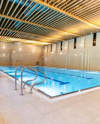 Få ny energi med avslappende behandlinger i velvære- og spaavdelingen.