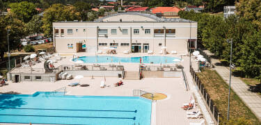 Som hotellgjest får du gratis adgang til bassengkomplekset Rogaska Riviera.