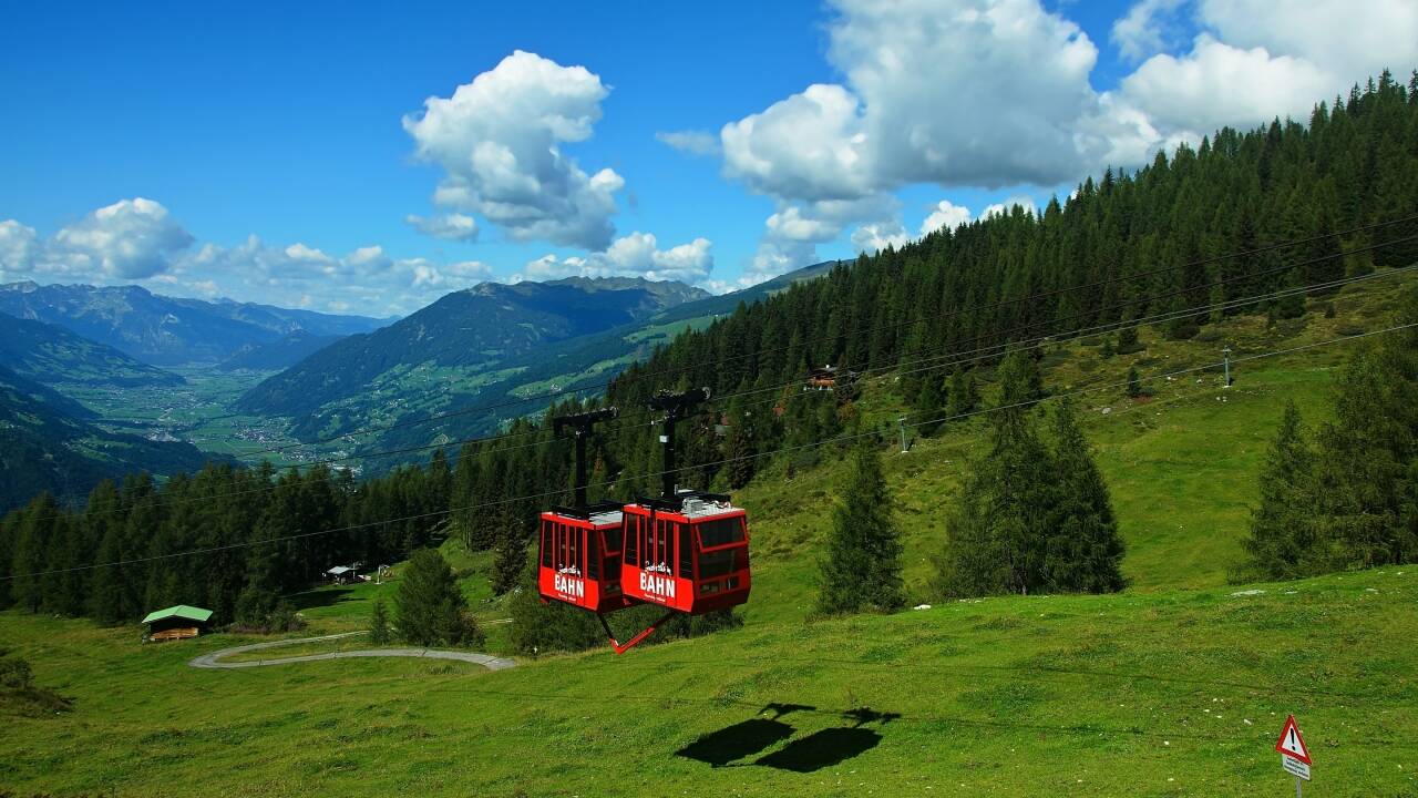 Die Gerlossteinbahn bringt Sie bequem ins Panorama-Berggebiet.