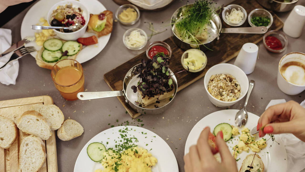 Du kommer att ha ett stort urval av mat och dryck till frukost, middag och i den eleganta hotellbaren.