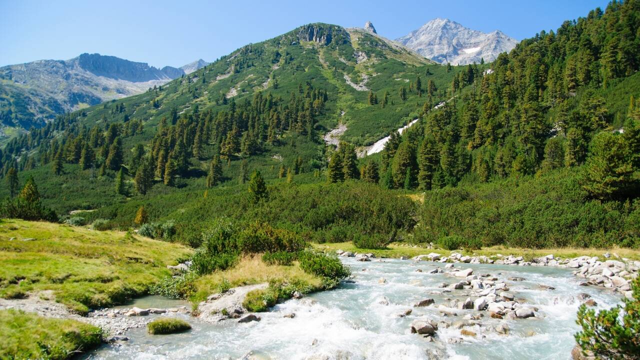 Explore the High Alps Nature Park with hiking trails and alpine views.