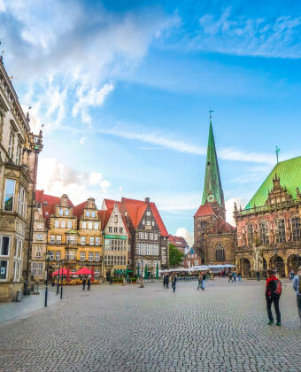 Beliggenheden er perfekt til dagsture, uanset om det er til Bremen centrum, til Bremerhaven, Cuxhaven eller til kunstnerkolonien Worpswerder.