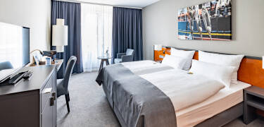 You will feel at home in the modern and cosy rooms.