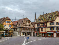 Obernai er en nydelig liten by.