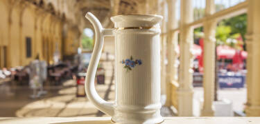 Located just 50 meters from the colonnade in the spa center.