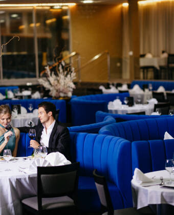 Enjoy a premium buffet and delicious meals at the poolside restaurant.