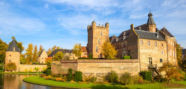 Visit the stunning Huis Bergh Castle, just across the Dutch border, for a mix of history and art.