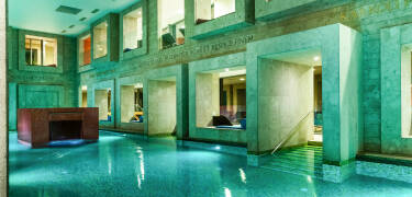 Soak in the healing waters from Roman springs.
