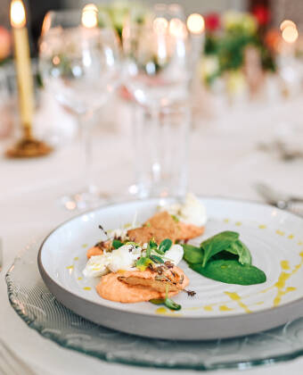 Enjoy the delicious cuisine made from local products.