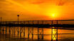 Gå aftenture og nyd de fantastiske solnedgange ved strandene i Rimini.