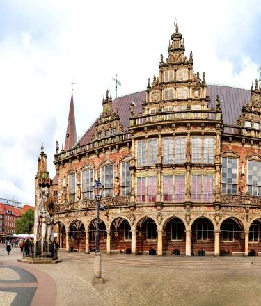 The city centre is just around the corner, with iconic landmarks like the UNESCO-listed Town Hall.