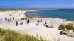 Take a walk up and down the beautiful beaches of Skagen, which invite you to stroll along the water's edge.