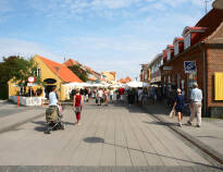 Skagen is full of life and cosiness between the shops and cafés.