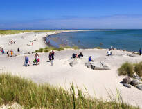 Take a walk up and down the beautiful beaches of Skagen, which invite you to stroll along the water's edge.