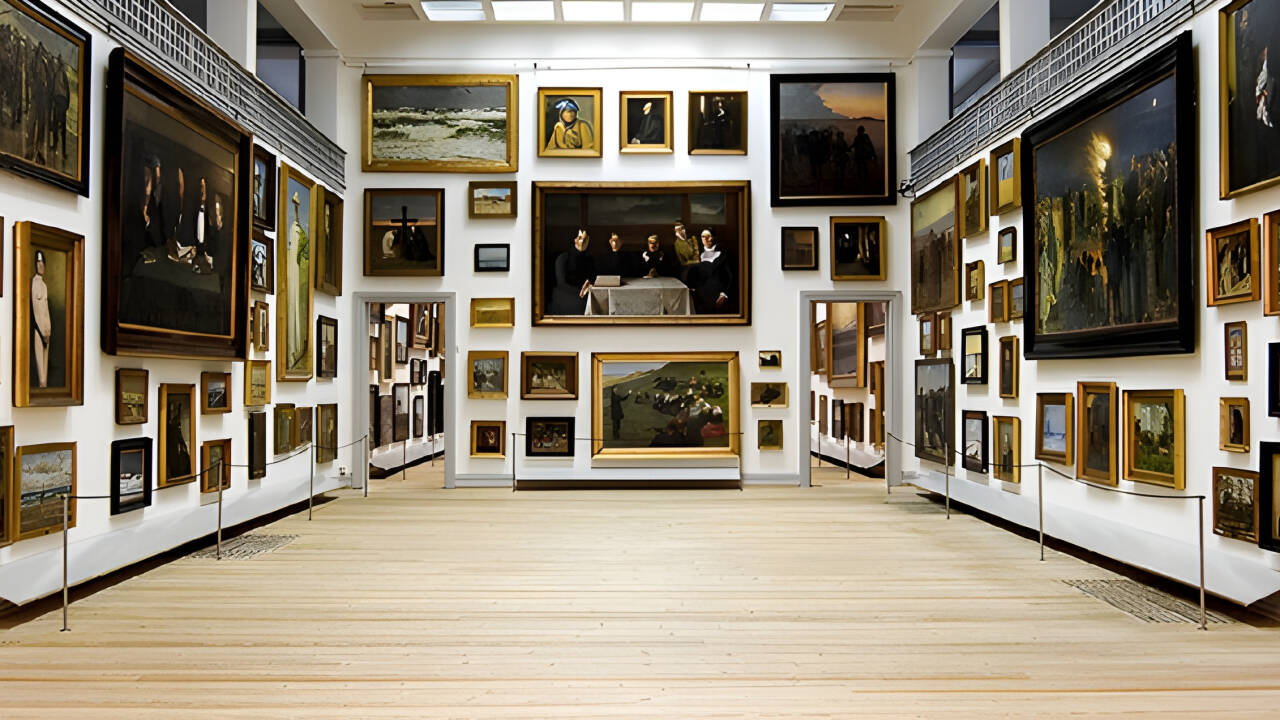 På Skagens Museum kan dere oppleve mange av de kjente Skagenmalernes verker.