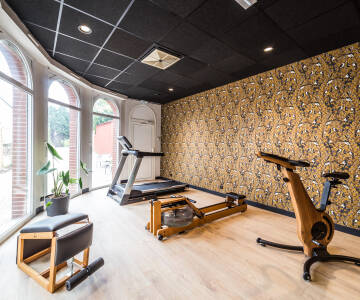 Das Fitnesscenter sorgt für vollständige Entspannung – der ideale Ausgleich nach einem Tag in der Weinregion.