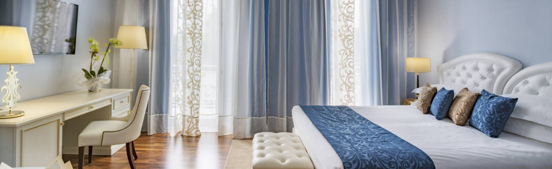 Settle into refined accommodation combining elegant interiors with modern comforts.