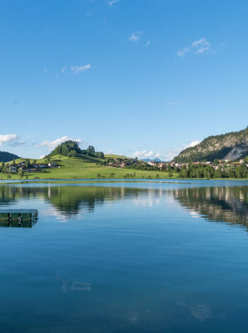 Etwa 8 km von Kufstein entfernt befindet sich der wunderschöne Bergsee Thiersee.