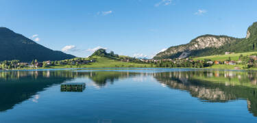 Etwa 8 km von Kufstein entfernt befindet sich der wunderschöne Bergsee Thiersee.