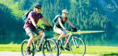 Wanderern und Radfahrern stehen in der Region kilometerlange Wander- und Radwege zur Verfügung.
