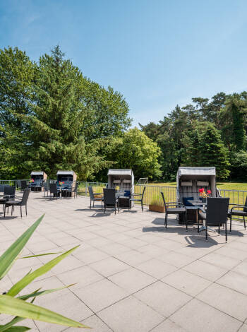Enjoy seaside charm and forest calm at Hotel Mukran.