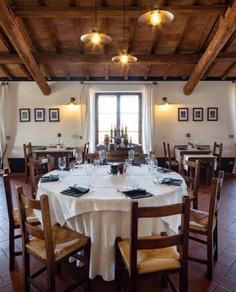 Genießen Sie umbrische Spezialitäten im Restaurant Osteria Di Vin Porcello.