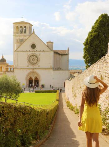 Perugia, Assisi und Gubbio können Sie bequem in Tagesausflügen erkunden.