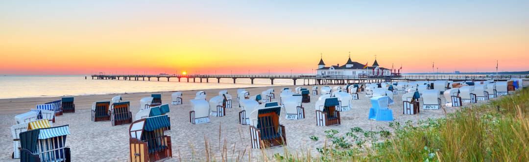 Ön Usedom ligger endast ca 30 minuter från hotellet.