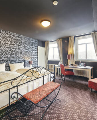 The uniquely furnished rooms ensure a relaxing stay in the Sauerland.