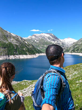 Sie können die Wanderwege im unberührten Nationalpark Hohe Tauern leicht erkunden.
