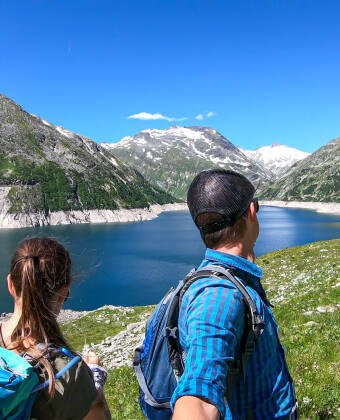 You can easily explore hiking trails in the pristine Hohe Tauern National Park.