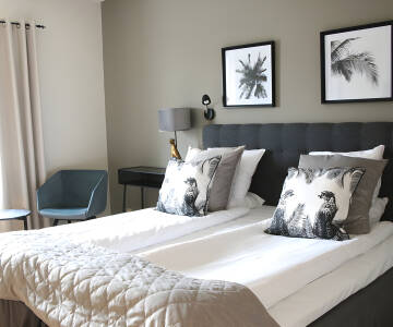 Sie werden sich in der ruhigen Umgebung der modernen, geräumigen Zimmer schnell wie zu Hause fühlen.