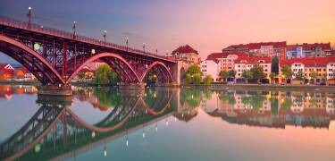 Visit Maribor’s historic old town and see the world’s oldest living grapevine.