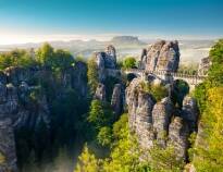 Kom ud i naturen: Nationalparken Sächsische Schweiz er en imponerende udflugtsdestination.