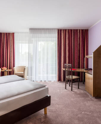 De komfortable værelser giver den perfekte afslapning efter en spændende dag med sightseeing.