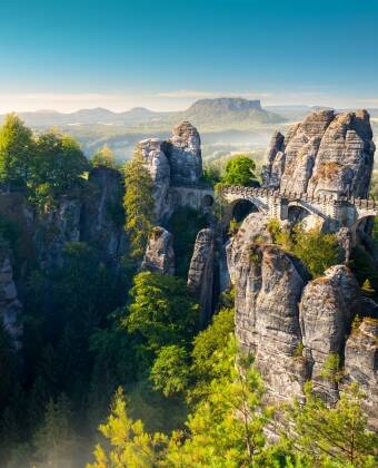 Kom ud i naturen: Nationalparken Sächsische Schweiz er en imponerende udflugtsdestination.
