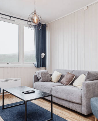Her kan du nyte komfortabel innkvartering med moderne fasiliteter, samtidig som du bor nær naturen.