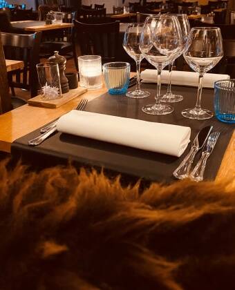 Den koselige restauranten legger vekt på detaljer og høy kvalitet.