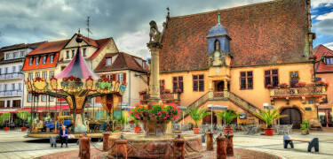 Visit Molsheim, a historic town known for its wine culture, located just a short drive from the hotel.
