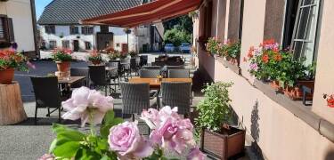 Enjoy a delightful meal on the scenic and serene summer terrace.