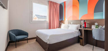 Stay in modern accommodations with comfortable beds and en-suite bathrooms.