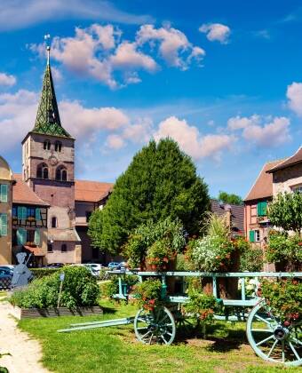 Visit Turckheim and experience the historic night watchman’s evening rounds.